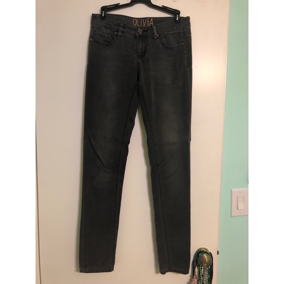 ✨2/$25 dELiA*s Gray Olivia Jeggings - Picture 1 of 7